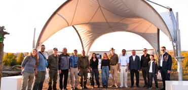 Leyla Əliyeva və Arzu Əliyeva Axar-Baxar Milli Parkının açılış mərasimində iştirak ediblər