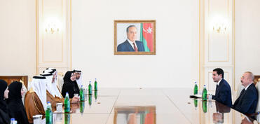Prezident İlham Əliyev Birləşmiş Ərəb Əmirlikləri Federal Milli Şurasının sədrini qəbul edib