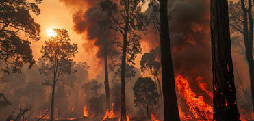 Rusiyanın Nedorazumeniya adasında meşə yanğını baş verib