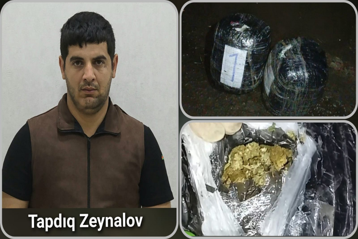 Astarada narkokuryerdən 8 kiloqram marixuana aşkarlanıb