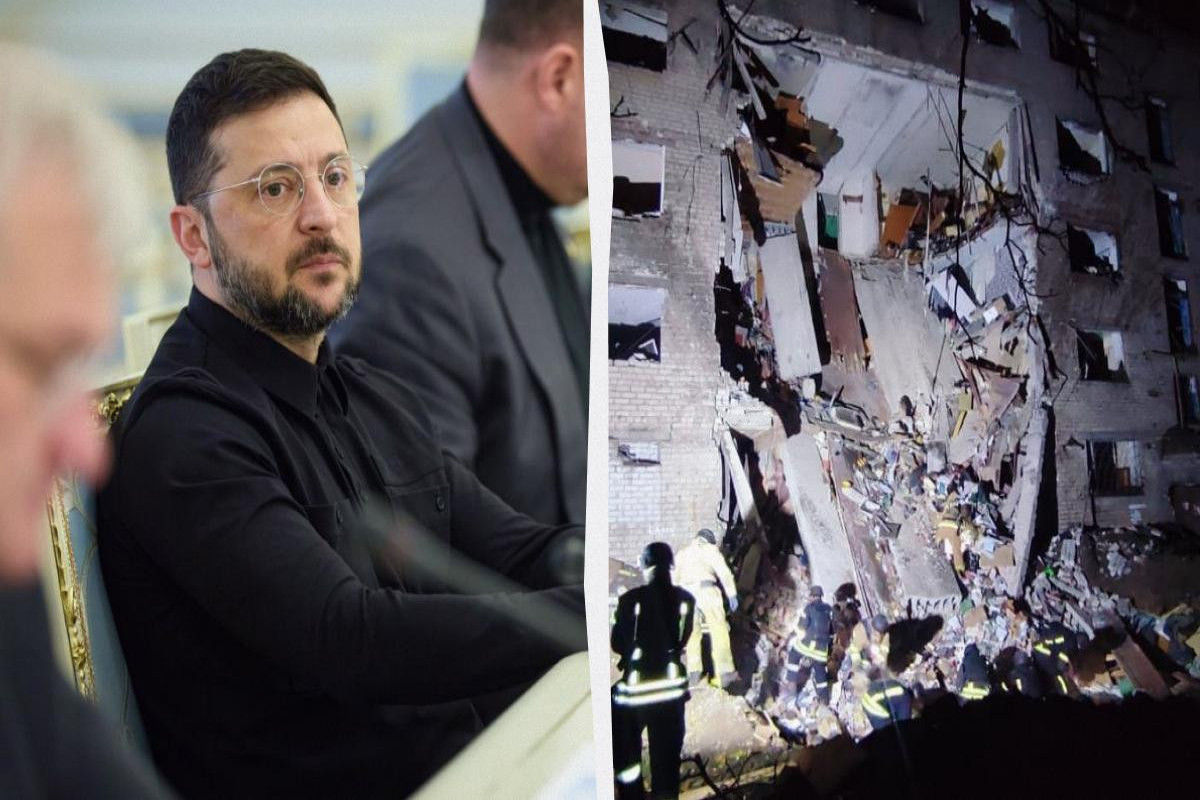 Zelenski Rusiyanın Ukraynaya son zərbələrinə reaksiya verib: ölənlər və onlarla yaralı var