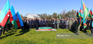 Birinci Qarabağ müharibəsində itkin düşən Elçin Heydərovun nəşinin qalıqları İmişlidə dəfn olunub - FOTO
