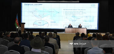 Zəngilan Konqres Mərkəzində diplomatik korpus üçün brifinq keçirilib