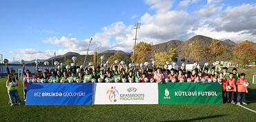 Qəbələ şəhərində kütləvi futbol festivalı təşkil olunub