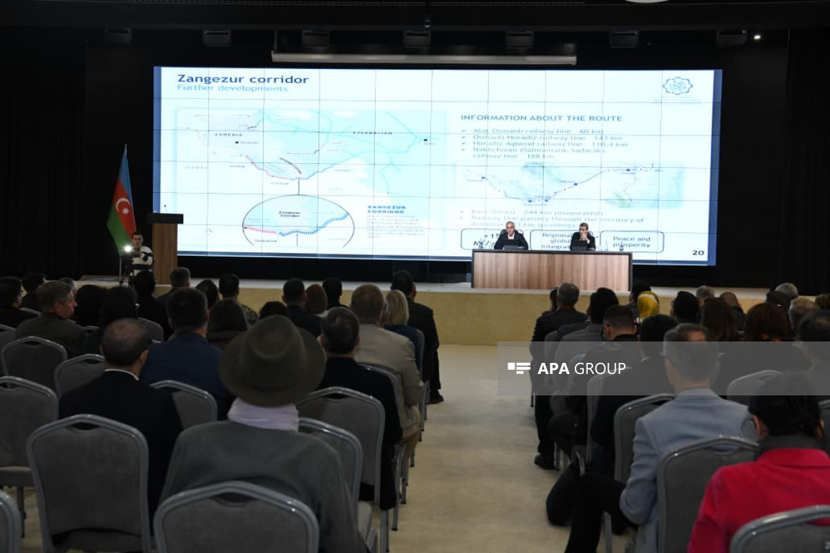 Zəngilan Konqres Mərkəzində diplomatik korpus üçün brifinq keçirilib