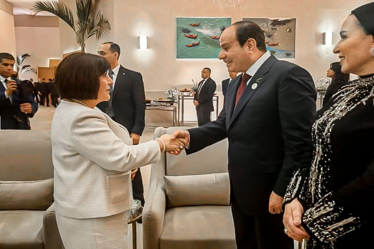 Milli Məclisin sədri Sahibə Qafarova Böyük Misir Muzeyinin açılış mərasimində iştirak edib -FOTO