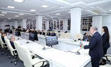 AMEA-nın 80 illik yubileyi çərçivəsində Mərkəzi Elmi Kitabxanada yeni elektron zalın açılışı olub