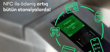 Bakı metrosunun bütün stansiyalarında yeni ödəniş üsulunun tətbiqinə başlanılıb