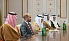 Prezident Ərəb Koordinasiya Qrupuna daxil olan üzv qurumların rəhbər şəxslərini qəbul edib - FOTO