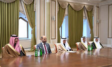 Prezident Ərəb Koordinasiya Qrupuna daxil olan üzv qurumların rəhbər şəxslərini qəbul edib - FOTO