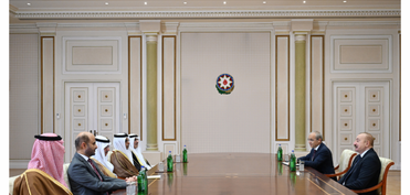 Prezident Ərəb Koordinasiya Qrupuna daxil olan üzv qurumların rəhbər şəxslərini qəbul edib - FOTO