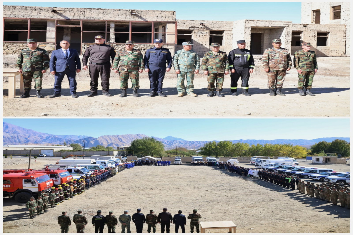 FHN Ordubadda kompleks mülki müdafiə təlimi keçirib