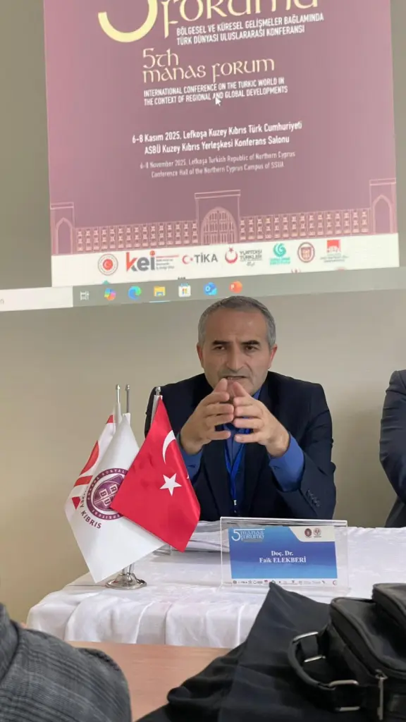 Faiq Ələkbərli Şimali Kipr Türk Respublikasında 5. Manas Forumunda iştirak edib