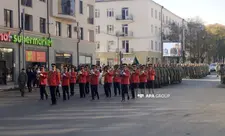 Xankəndidə hərbçilərin yürüşü başlayıb  - FOTO