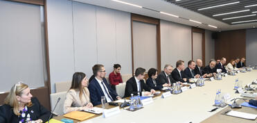 Ceyhun Bayramov NATO nümayəndə heyəti ilə görüşüb