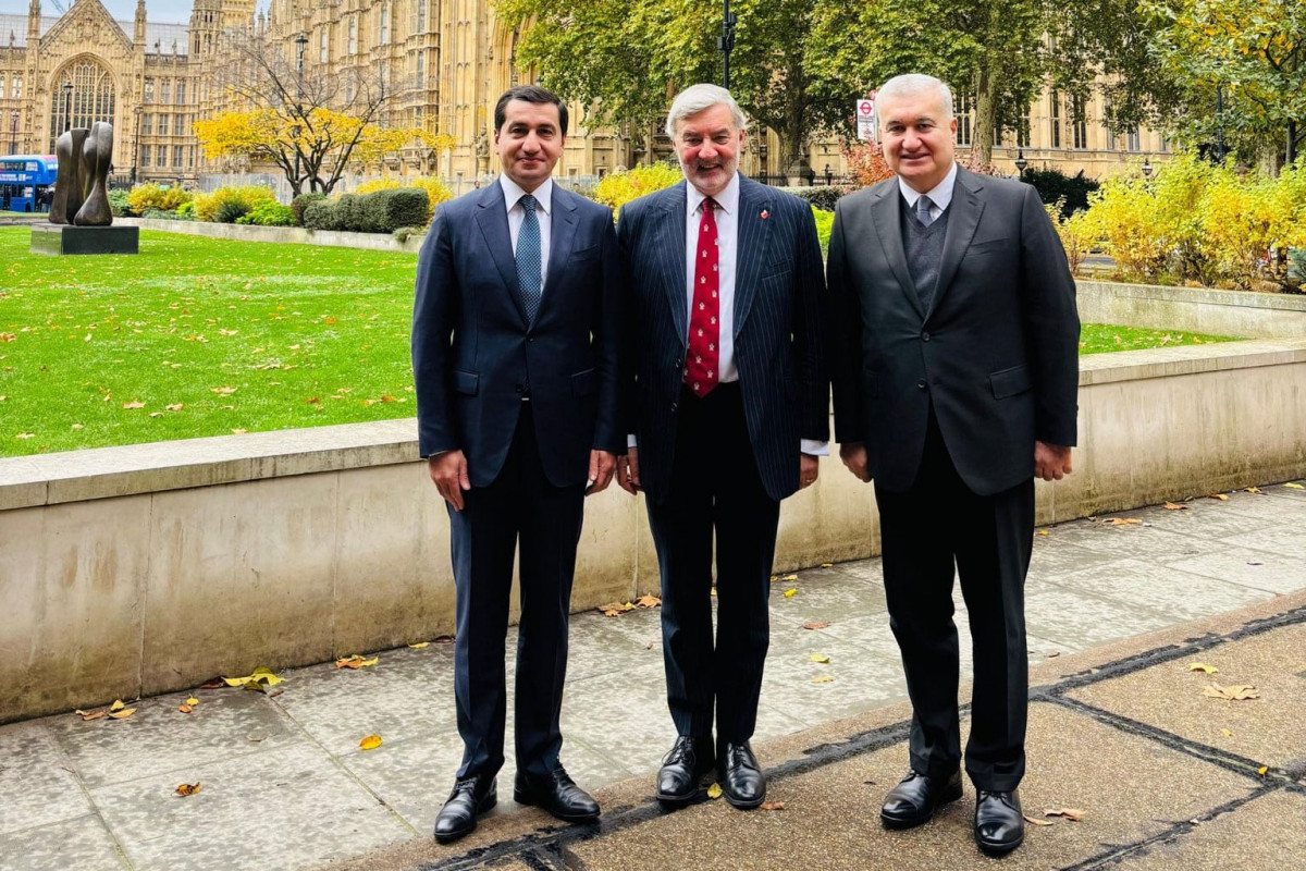 Hikmət Hacıyev Britaniyanın Azərbaycan üzrə ticarət elçisi ilə görüşüb