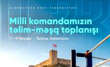 Azərbaycanın kişi boksçulardan ibarət U-23 millisi Türkiyəyə yollanıb