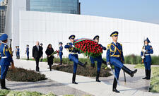 Prezident və birinci xanım Bakıda Zəfər muzeyinin açılışında iştirak ediblər  - FOTO