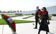 Prezident və birinci xanım Bakıda Zəfər muzeyinin açılışında iştirak ediblər  - FOTO