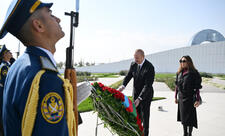 Prezident və birinci xanım Bakıda Zəfər muzeyinin açılışında iştirak ediblər  - FOTO