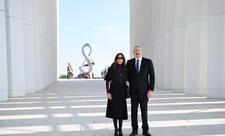 Prezident və birinci xanım Bakıda Zəfər muzeyinin açılışında iştirak ediblər  - FOTO