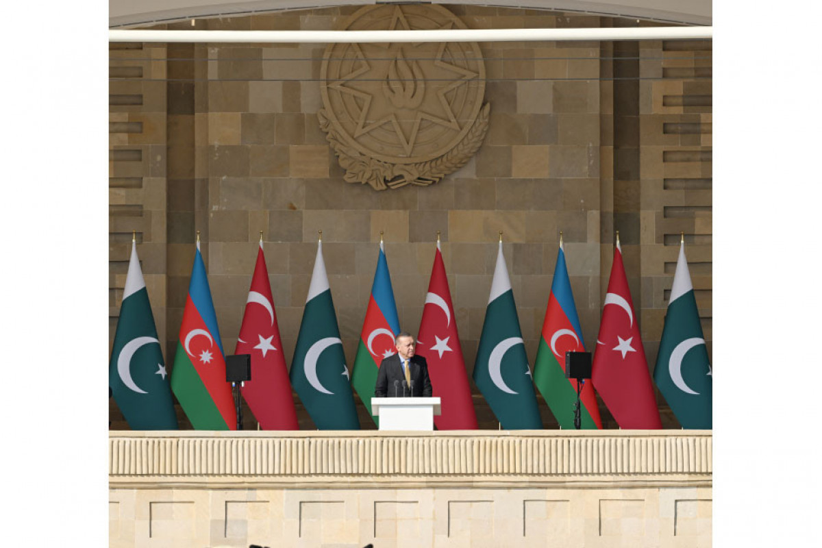 Türkiyə Prezidenti: Allah Azərbaycanı və Türk dünyasını daha neçə zəfərlərə qovuşdursun