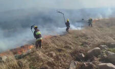 Gədəbəydə dağlıq ərazidə yanğın baş verib - VİDEO