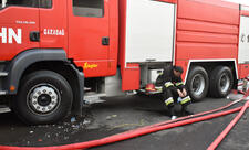 Xəzər rayonunda Araz marketdə yanğın olub