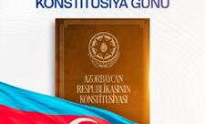 Prezident İlham Əliyev Konstitusiya Günü ilə bağlı paylaşım edib