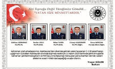 Təyyarə qəzasında şəhid olan türkiyəli hərbçilərin adları açıqlanıb