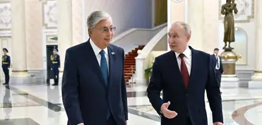 Putin və Tokayev danışıqları başlayıb