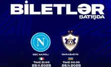 "Napoli" - "Qarabağ" oyununun biletləri satışa çıxarılır