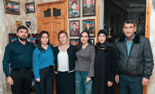 Leyla Əliyeva Mingəçevirdə şəhid ailəsini ziyarət edib, bir sıra sosial müəssisələrlə tanış olub