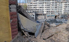 Kiyevə raket hücumu zamanı Azərbaycanın Ukraynadakı səfirliyinə ciddi ziyan dəyib - FOTO