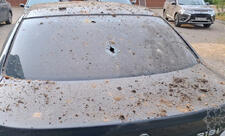 Kiyevə raket hücumu zamanı Azərbaycanın Ukraynadakı səfirliyinə ciddi ziyan dəyib - FOTO