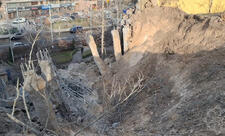 Kiyevə raket hücumu zamanı Azərbaycanın Ukraynadakı səfirliyinə ciddi ziyan dəyib - FOTO