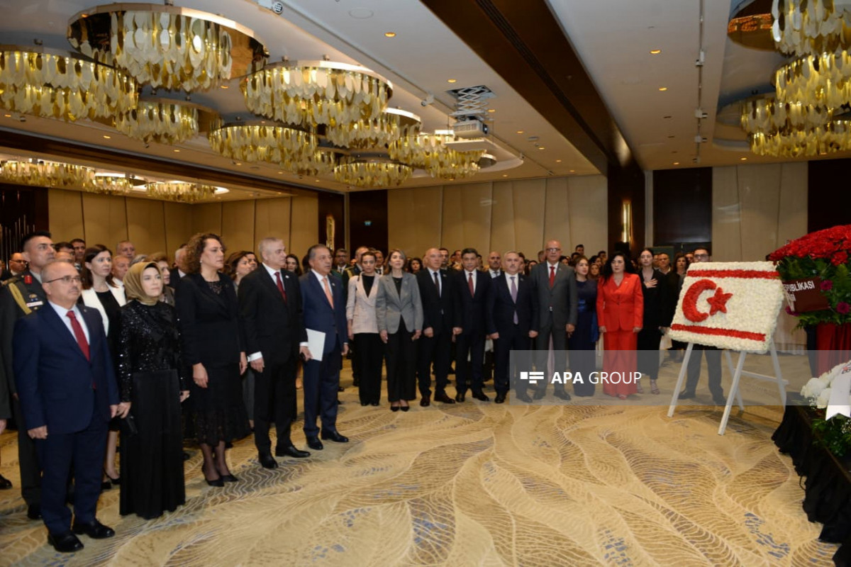 Bakıda Şimali Kipr Türk Respublikasının müstəqilliyinin 42-ci ildönümü qeyd olunub - FOTO