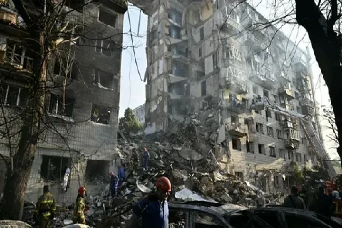 Rusiyanın hücumu nəticəsində Ukraynada 16 nəfər yaralanıb