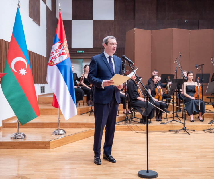 Serbiyada Üzeyir Hacıbəylinin 140 illik yubileyi qeyd edilib - FOTO