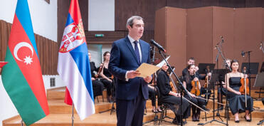 Serbiyada Üzeyir Hacıbəylinin 140 illik yubileyi qeyd edilib - FOTO