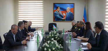 FHN yanında İctimai şuranın üzvləri Xüsusi Riskli Xilasetmə Xidmətində görüş keçiriblər