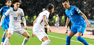 Fransa millisinin Azərbaycanla oyunu tarixi statistik göstəricilərlə yadda qalıb