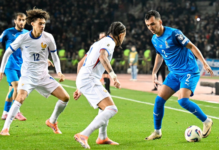 Fransa millisinin Azərbaycanla oyunu tarixi statistik göstəricilərlə yadda qalıb