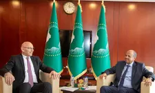 Elçin Əmirbəyov Afrika İttifaqı Komissiyasının sədri Mahmud Əli Yusuf ilə görüşüb