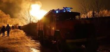 Rusiyada təbii qaz boru kəmərində partlayış baş verib