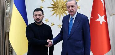 Ərdoğan-Zelenski görüşü başlayıb