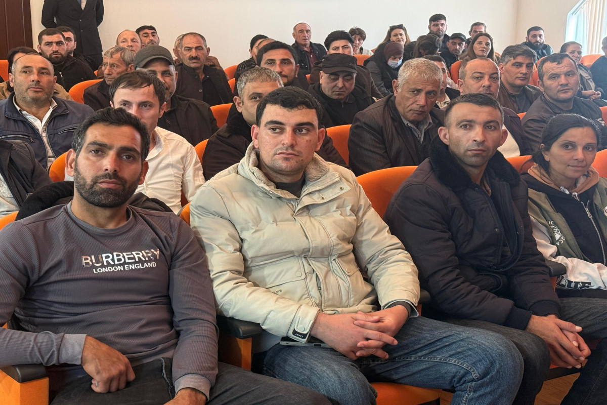 Xocalının və Cəbrayılın sakinləri sosial müdafiə tədbirləri və mina təhlükəsi ilə bağlı maarifləndirilib