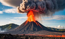 Havay adalarında vulkan yenidən püskürüb