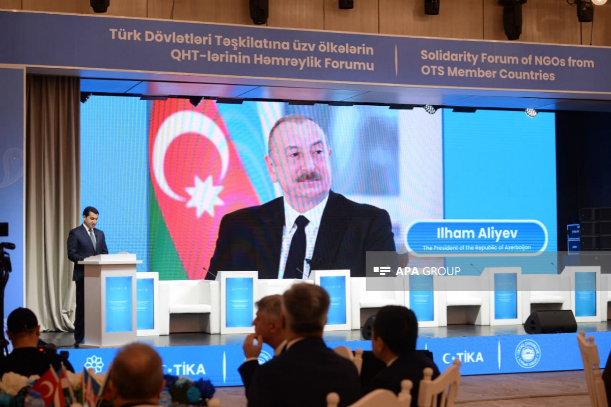 Prezident İlham Əliyev: Bu gün Türk dünyası özünün yüksəliş dövrünü yaşayır