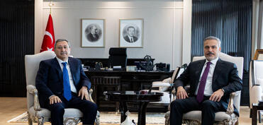 Hakan Fidan Xələf Xələfovla görüşüb